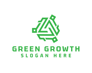 Tech Green Company logo design