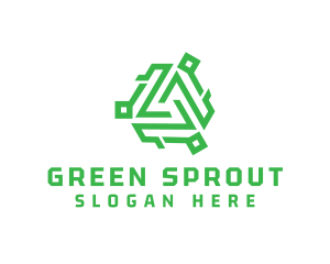 Tech Green Company logo design