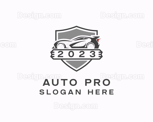 Sports Car Automobile Logo