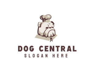 Pitbull Dog Chef logo design