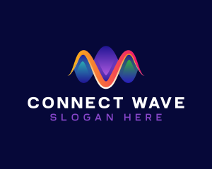 Tune Sound Wave logo design