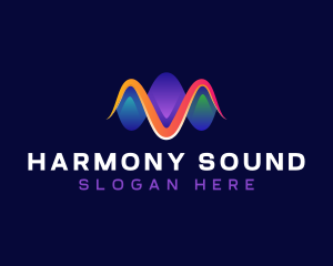 Tune Sound Wave logo design