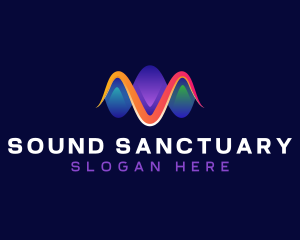 Tune Sound Wave logo design