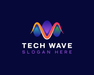 Tune Sound Wave logo design