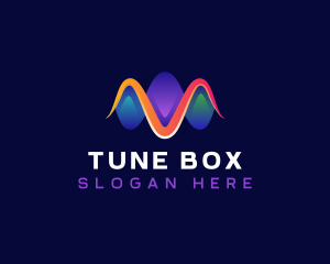 Tune Sound Wave logo design