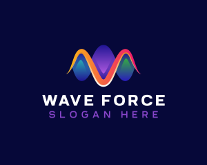 Tune Sound Wave logo design