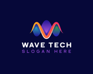 Tune Sound Wave logo design