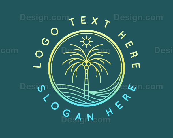Ocean Beach Tree Voyage Logo