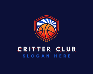 Basketball Team Shield logo design