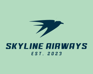 Falcon Airline Aviation  logo design