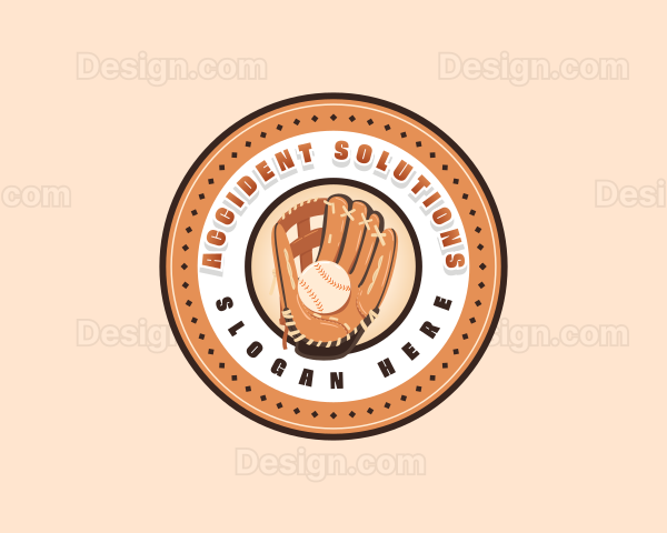 Sports Baseball Mitt Logo