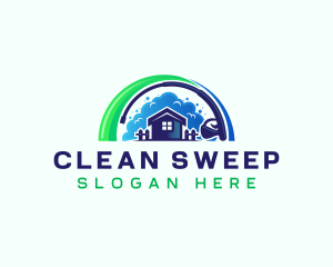 Cleaning Hydro Power Washing logo design