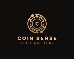 Digital Crypto Currency logo design