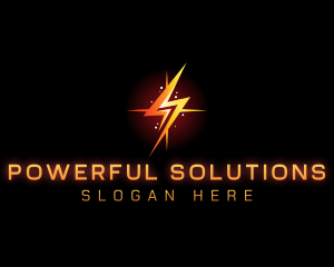 Lightning Power Tech logo design