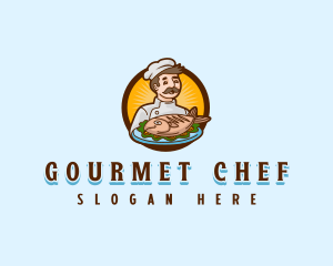 Chef Fish Cuisine logo design