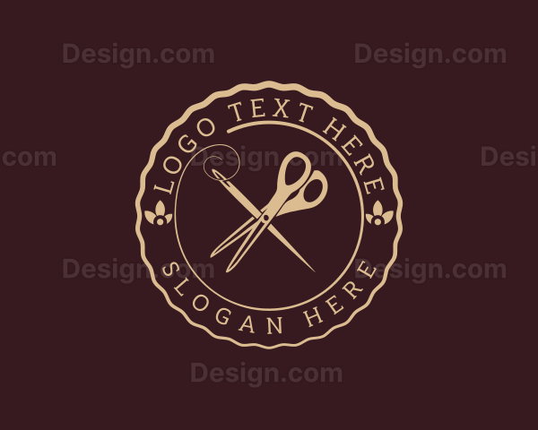 Scissor Needle Tailoring Logo