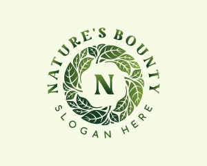 Natural Wellness Leaves logo design