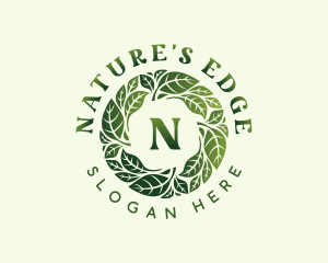 Natural Wellness Leaves logo design