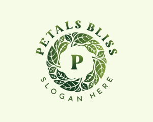 Natural Wellness Leaves logo design