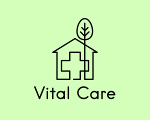 Tree & Hospital Medical Doctor logo