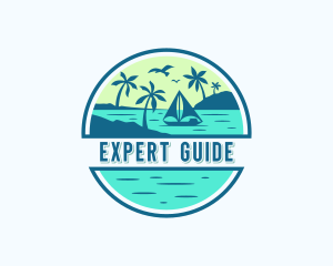 Island Beach Yacht logo design