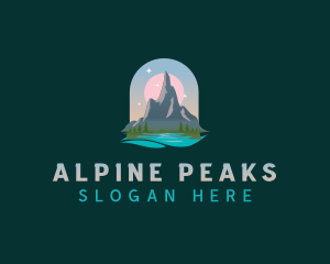 Mountain Peak Adventure logo design