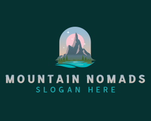 Mountain Peak Adventure logo design