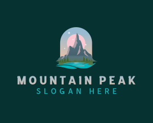 Mountain Peak Adventure logo design