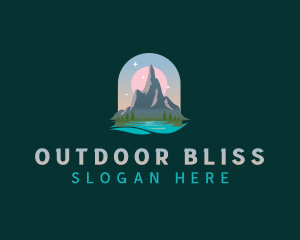 Mountain Peak Adventure logo design