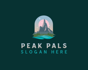 Mountain Peak Adventure logo design