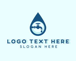 Water Droplet Faucet Logo