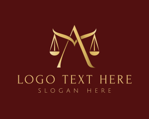 Legal Justice Scale Logo