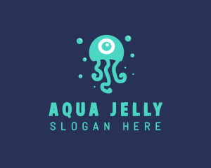 Eyeball Aquatic Jellyfish logo