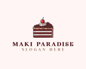 Cake Dessert Bakery logo design