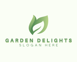 Botanical Garden Leaf logo design