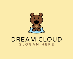 Teddy Bear Pillow  logo design