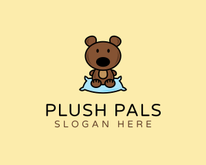 Teddy Bear Pillow  logo design