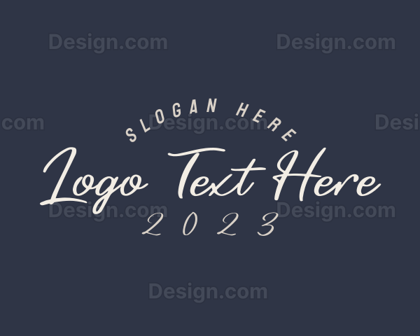 Elegant Cursive Business Logo