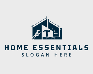 Home Construction Tools logo design