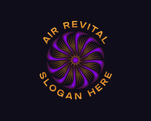 HVAC Air Ventilation logo design