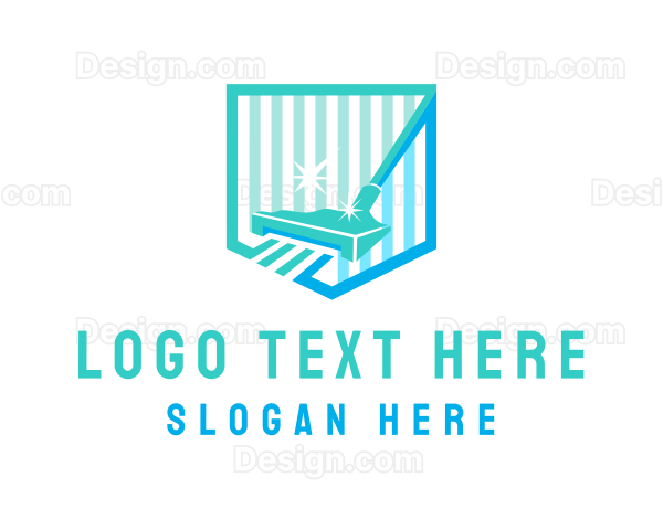 Vacuum Cleaning Stripes Logo