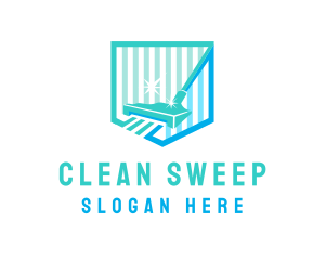 Vacuum Cleaning Stripes logo design