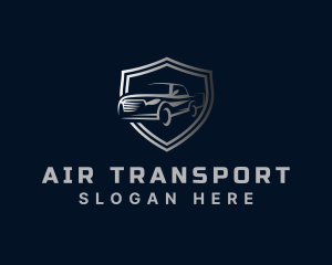 Pickup Truck Transportation logo design