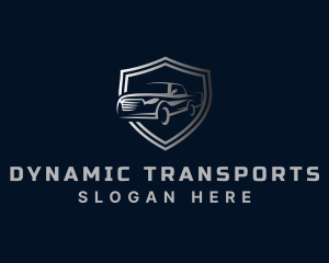 Pickup Truck Transportation logo design