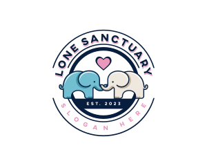 Elephant Love Sanctuary logo design