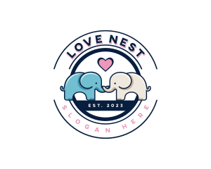 Elephant Love Sanctuary logo design