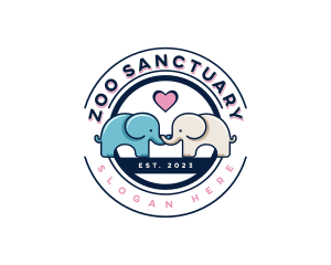 Elephant Love Sanctuary logo design