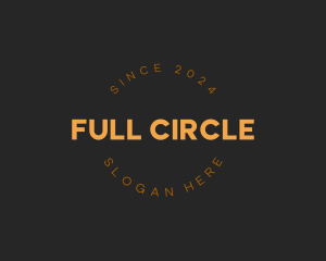 Orange Circle Business logo design