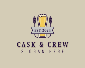 Beer Pub Liquor logo