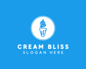 Ice Cream Sundae logo design